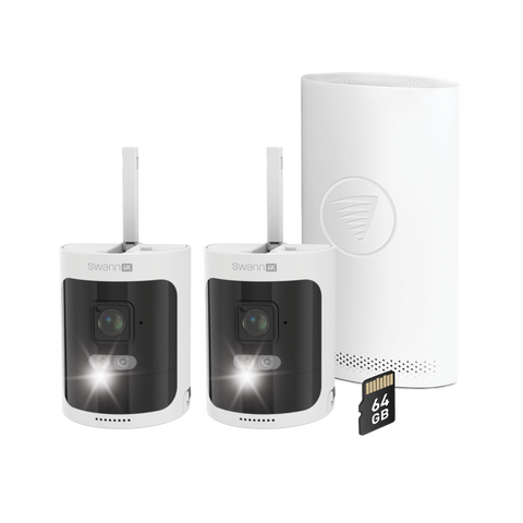 AllSecure4K Wireless Security Camera System - 2 Pack