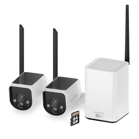MaxRanger4K™ Solar 2 Camera Security System with Longest Range Wireless | SWNVK-MR4KSD2-EU