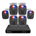 Home 6 Camera 8 Channel 2K DVR 256GB SD Card Security System with Mic