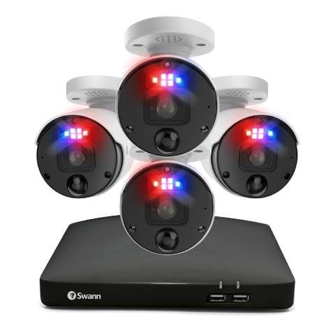 4 Camera 8 Channel 4K Ultra HD Professional Home NVR Security System