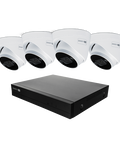 AdvancedX™ Wired Security System - 4 Dome Cameras, 8 Channel NVR