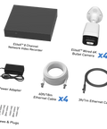 Swann EliteX™ 6K NVR Security System with 4 Bullet Cameras