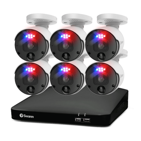 6 Camera 8 Channel 4K Ultra HD Professional Home NVR Security System