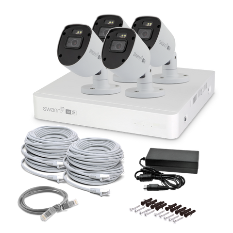 AdvancedX™ Wired 3K/5MP NVR Security System with 24/7 Recording