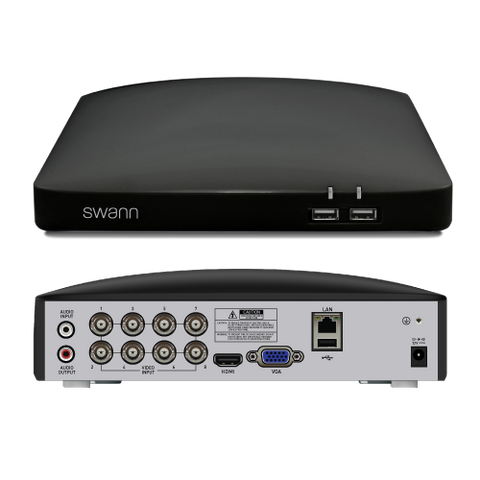 Home 4 Camera 8 Channel 2K DVR 1TB HDD Security System with Mic