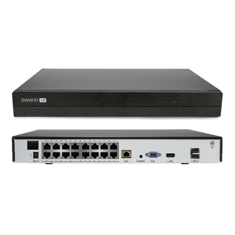 AdvancedX™ Wired Security System - 8 Cameras, 16 Channel NVR