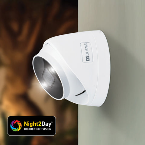 AdvancedX™ Wired Security System - 4 Dome Cameras + 2 Cameras, 8 Channel NVR