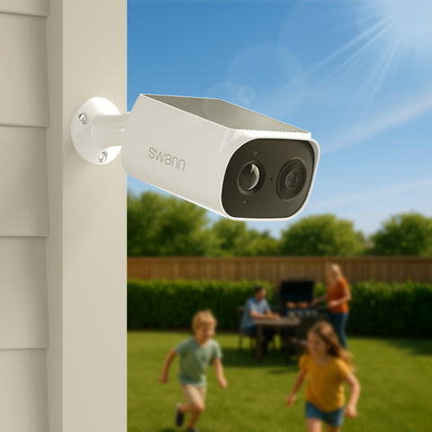 Swann EVO Wireless 2K Solar Security Camera | SWIFI-SESOL2KBC