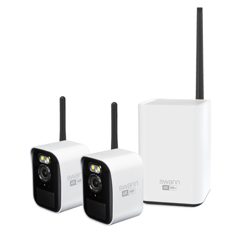 Swann MaxRanger4K™ Mini Long-Range Wireless Security System with 2 Cameras | SWNVK-MRMINISD2-EU