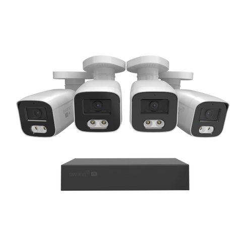 Swann EliteX™ 6K NVR Security System with 4 Bullet Cameras