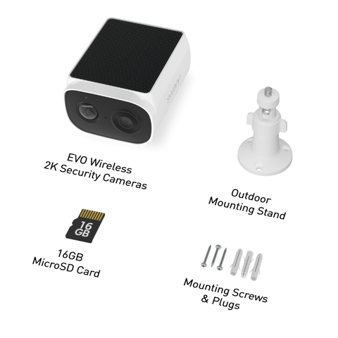 Swann EVO Wireless 2K Solar Security Camera | SWIFI-SESOL2KBC