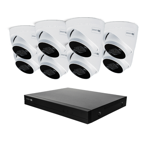AdvancedX™ Wired Security System - 8 Dome Cameras, 16 Channel NVR