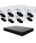 AdvancedX™ Wired Security System - 8 Dome Cameras, 16 Channel NVR