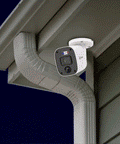 Defend your property & deter intruders with motion-activated red & blue flashing lights & spotlights.