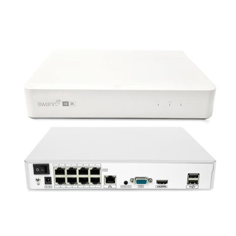 AdvancedX™ Wired 3K/5MP NVR Security System with 24/7 Recording