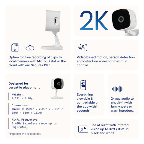 EVO 2K Indoor Wi-Fi Camera