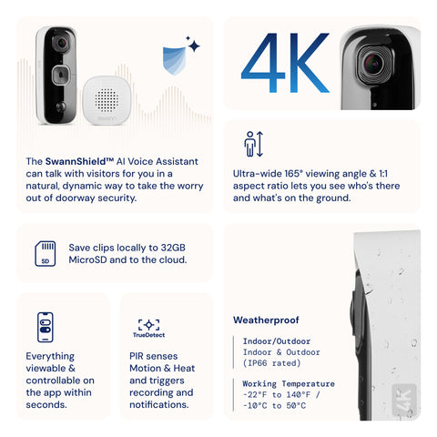 SwannBuddy4K Video Doorbell