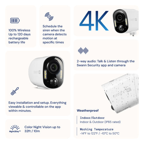 Xtreem4K Wireless Security Camera