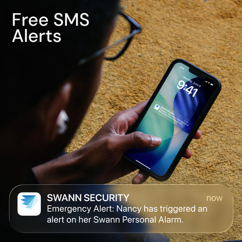Swann ActiveResponse Persönlicher Sicherheitsalarm – Graphit