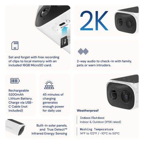 Swann EVO Wireless 2K Solar Security Camera