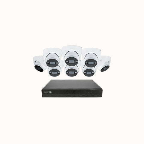 AdvancedX™ Wired Security System - 8 Dome Cameras, 16 Channel NVR