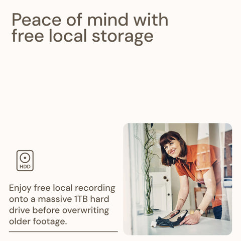 AdvancedX™ Wired Security System - 4 Dome Cameras, 8 Channel NVR