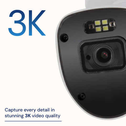 AdvancedX™ Wired 3K/5MP NVR Security System with 24/7 Recording