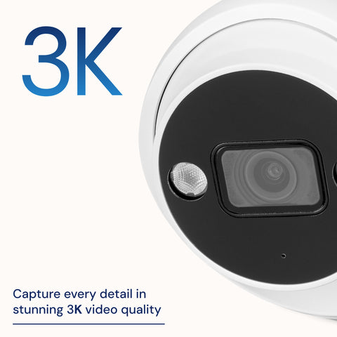AdvancedX™ Kabelgebundenes 3K/5MP NVR-Sicherheitssystem mit 24/7-Aufzeichnung