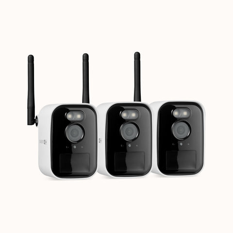 Swann MaxRanger4K™ Mini Long-Range Wireless Security System with 3 Cameras
