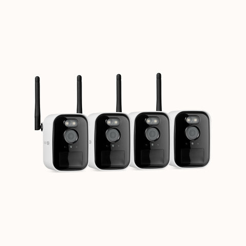 Swann MaxRanger4K™ Mini Long-Range Wireless Security System with 4 Cameras