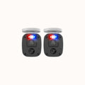 Home 2K DVR Audio/Video Blinklicht- und Spotlicht-Zusatz-Bullet-Kamera, 2er-Pack