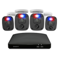 Home 4 Camera 8 Channel 2K DVR 1TB HDD Security System with Mic