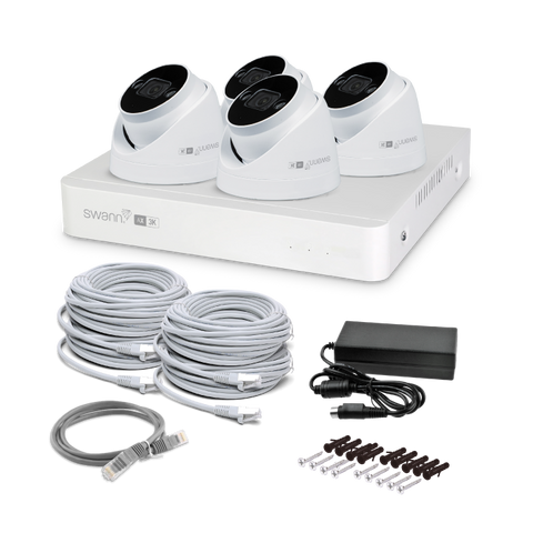 AdvancedX™ Wired 3K/5MP NVR Security System with 24/7 Recording