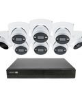 AdvancedX™ Wired Security System - 8 Dome Cameras, 16 Channel NVR
