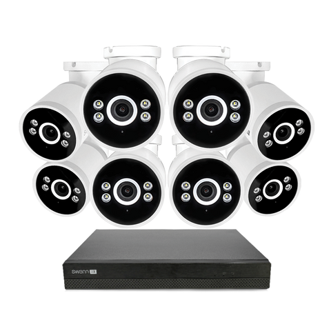AdvancedX™ Wired Security System - 8 Cameras, 16 Channel NVR