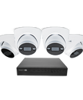 AdvancedX™ Wired Security System - 4 Dome Cameras, 8 Channel NVR