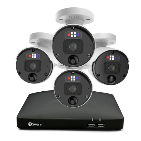 4 Camera 8 Channel 4K Ultra HD Professional Home NVR Security System