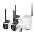 MaxRanger4K™ Solar 3 Camera Security System with Longest Range Wireless | SWNVK-MR4KSD3-EU