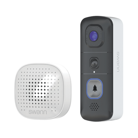 Swann EVO Wireless Video Doorbell with SwannShield AI Voice Assistant | SWIFI-SEVDBC