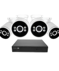 AdvancedX™ Wired Security System - 4 Cameras, 8 Channel NVR