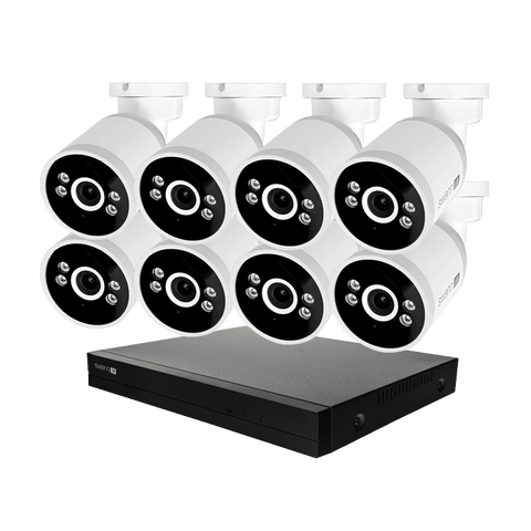 AdvancedX™ Wired Security System - 8 Cameras, 16 Channel NVR