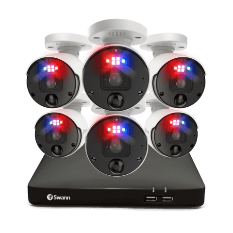 6 Camera 8 Channel 4K Ultra HD Professional Home NVR Security System